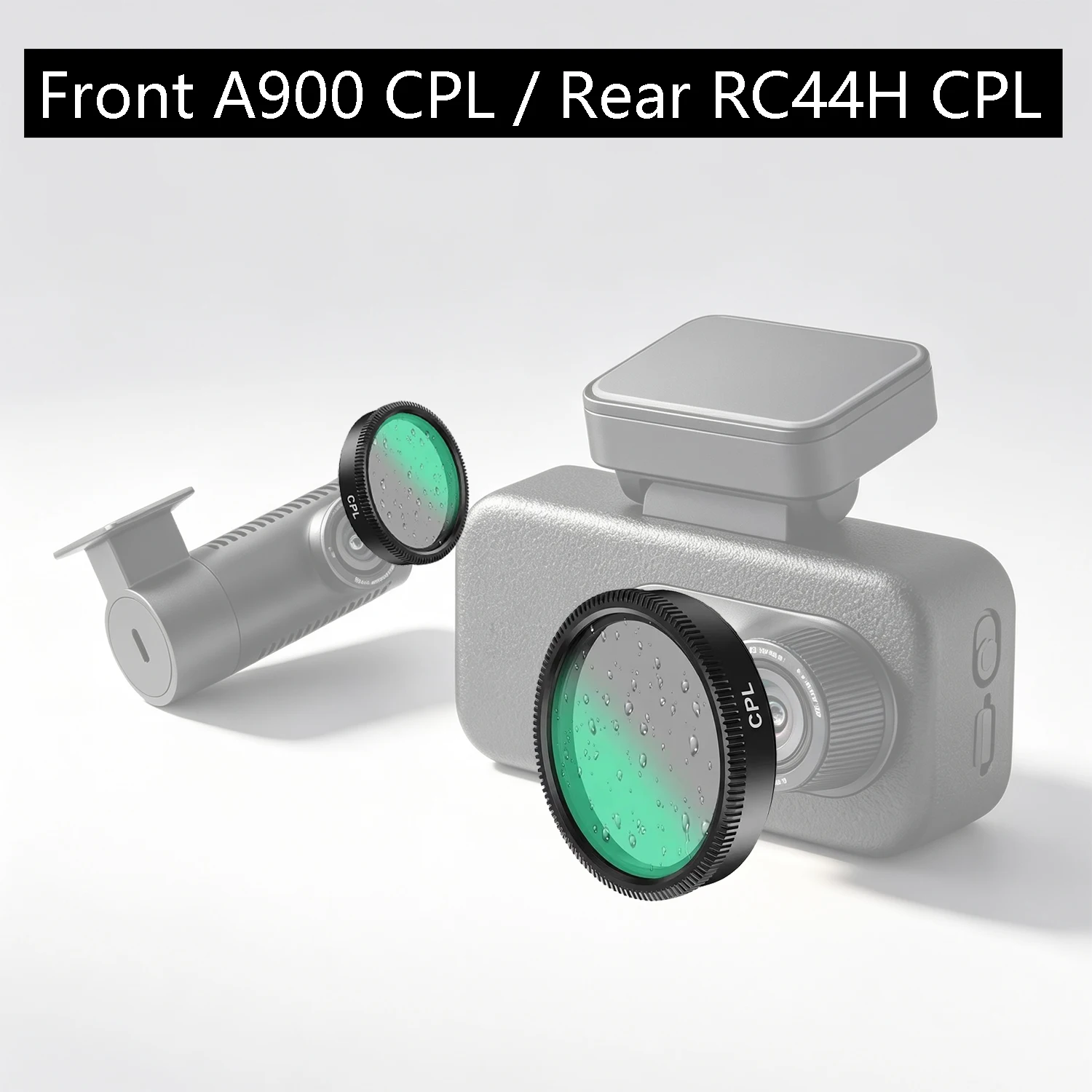 70mai ダッシュカム A900 用新製品 CPL フィルター、70mai リアカメラ RC44H CPL フィルター用、グレア反射を軽減
