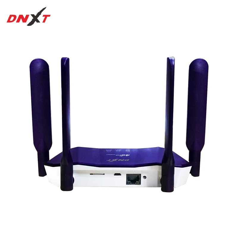 DNXT B818 300Mbps Wireless Modem 3G 4G Wifi Router Hotspot LTE Wi-Fi External 4 Antenna Networking WAN/LAN Sim Card Modem
