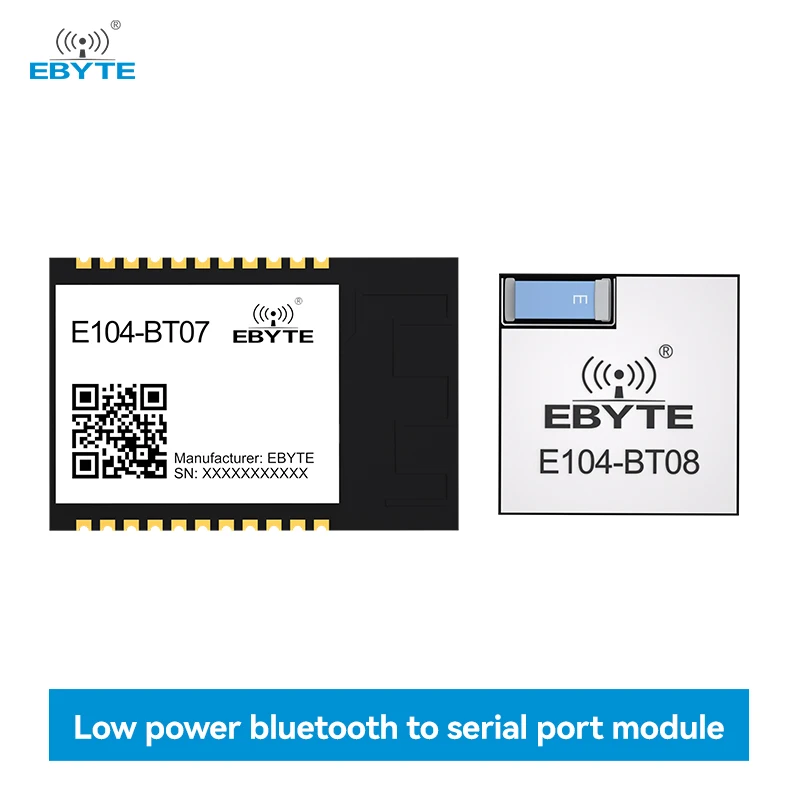 Bluetooth to Serial Port Module BLE5.1 EBYTE E104-BT08 E104-BT07 Low Power Consumption Support Beacon and iBeacon SMD