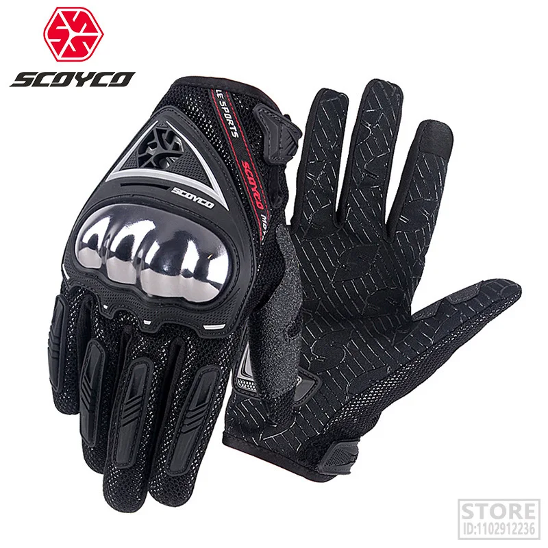 SCOYCO Breathable In Summer Anti-drop Motorcycle Gloves Motocross Cycling Protection Touch Screen   Accessories