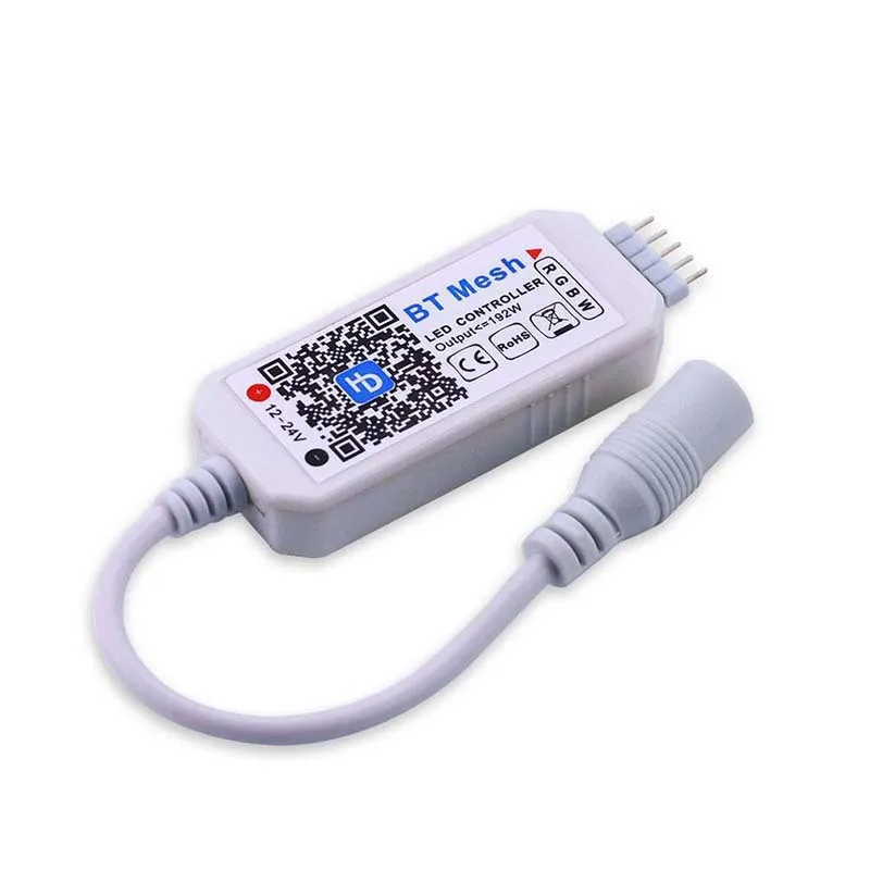 Haodeng Led Controller DIM RGB RGBW LED Dimmer Controller DC5V 12V 24V  APP Bluetooth-compatible For 5050 2835 5630 LED tape