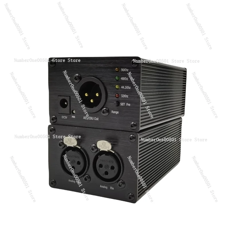 Analog to Digital Audio Converter Digital Audio Encoder Balanced Stereo Adjustable Output