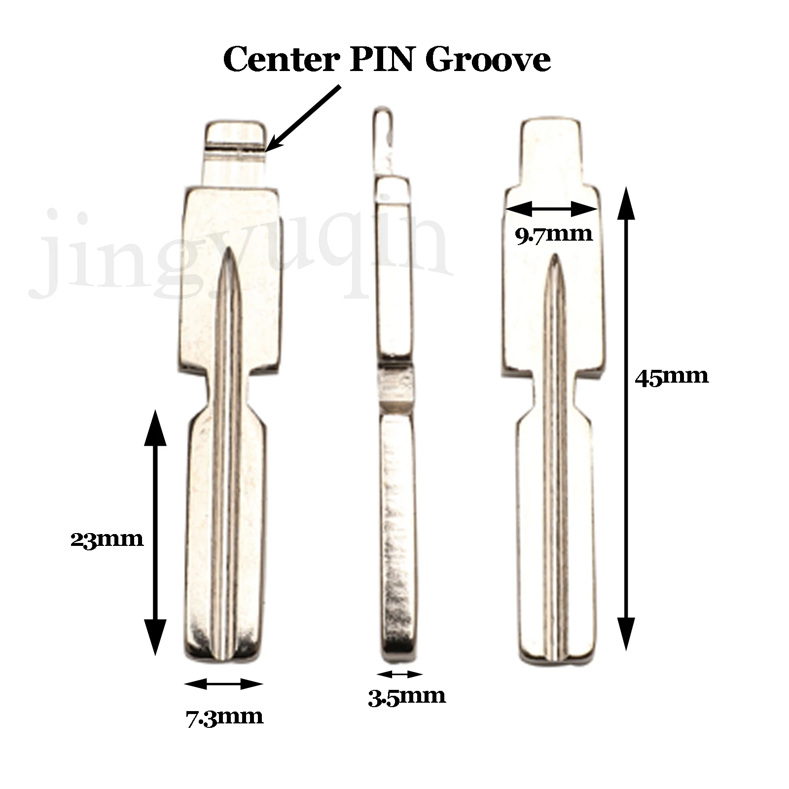 jingyuqin Folding Remote Car Key Blade For BMW E81 E46 E39 E63 E38 E83 E53 E36 E85 1 2 3 Series HU58 HU92 KD Blank Replacement