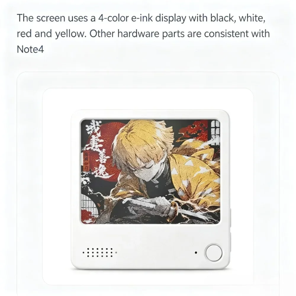 ZECTRIX ESP32 DEV Kit Full‑Color E‑Ink Display Voice & Wi‑Fi Development Board DIY Digital Photo Album for Program Developers