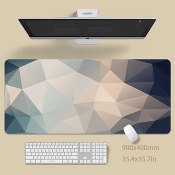 Minimalist büyük masa yastıkları 100x50cm büyük bilgisayar Mousepads oyun Mousepad büyük klavye paspaslar oyun Mouse Pad sümen