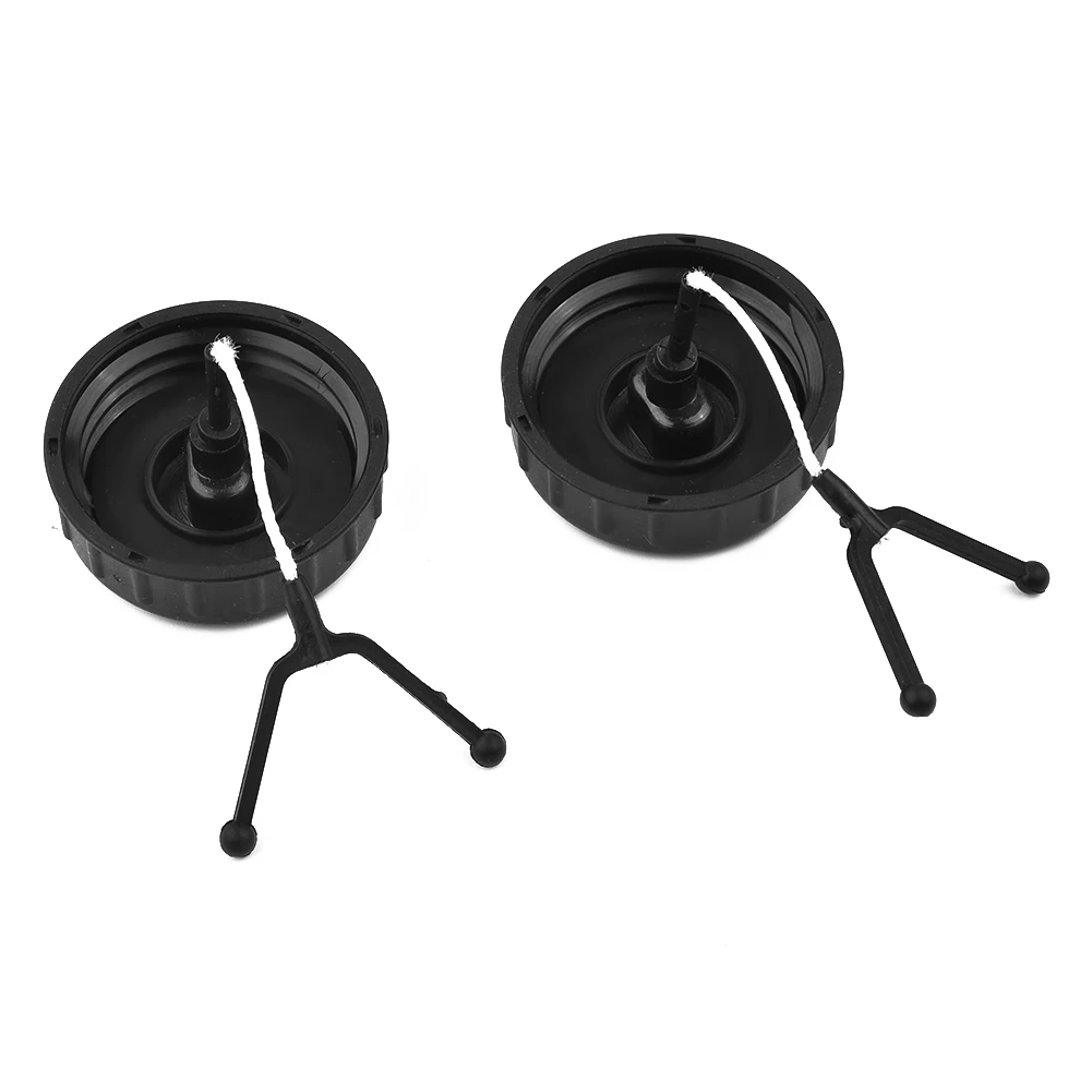 Oil Cover Fuel Cap Long Service Life Perfect Fitment Tank 2pcs Accessories Covers Equipment Oil Lids Replacement