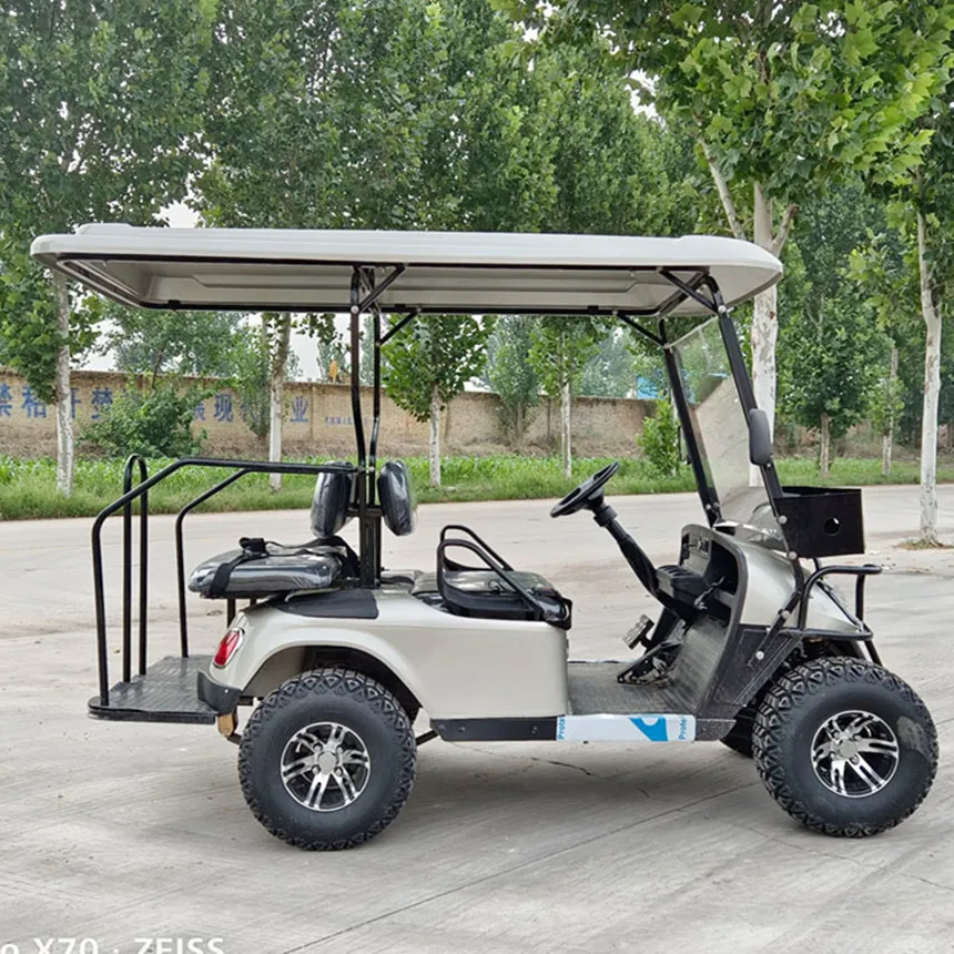 Brand Electric Golf Cart Powerful Motor 5000W Electric Golf Car Electric Sightseeing Car Customized Golf Cart Model A 4 Seat