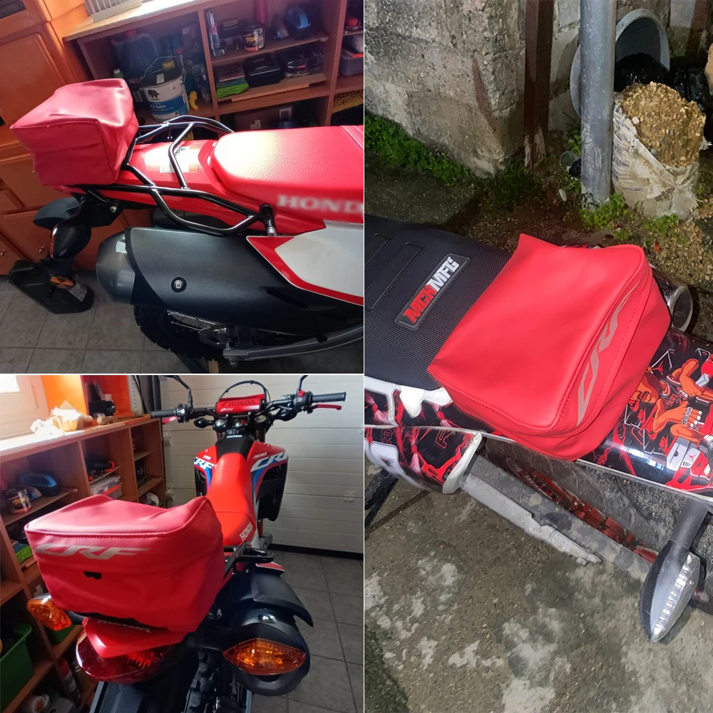 Đa Năng Sau Hộp Đựng Dành Cho Xe HONDA CRF 125 230 250 300 450 F L M R X Phụ Xe Máy Xe Máy ngoài Đường Chống Nước Khóa