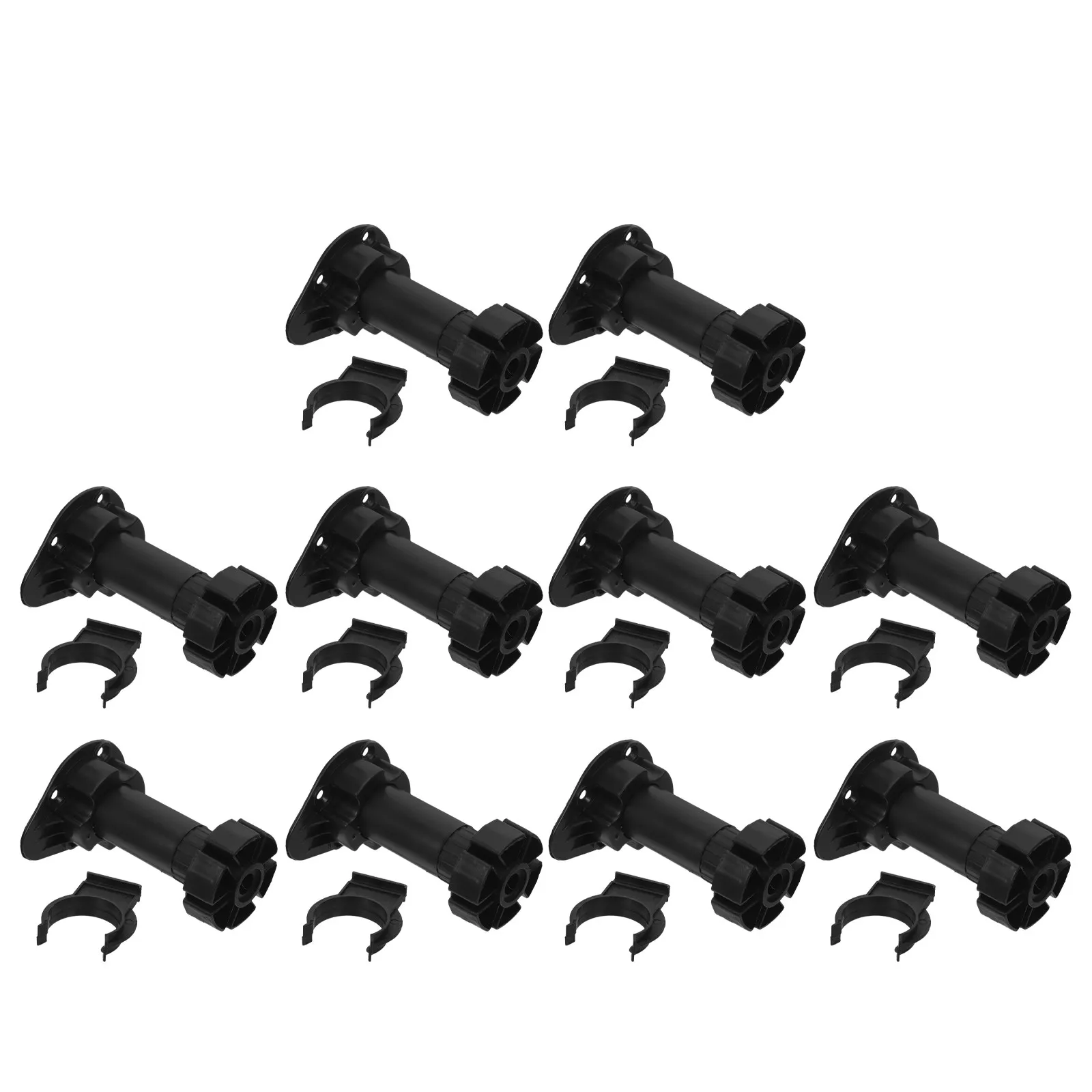 

10 Sets Cabinet Toe Kick Clips Adjustable Plastic Feet for Kitchen Cabinets Leveling Support Legs Plinth Clips Stable Fixing