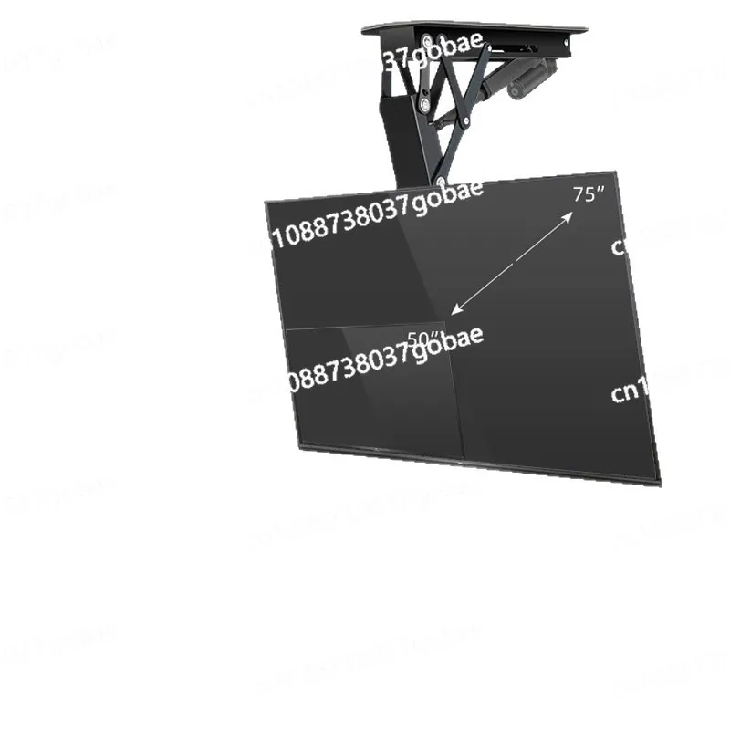 

TV electric flip device remote control lifting hanger bracket folding and rotating 32-75 inches