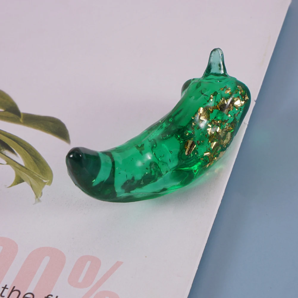 

1 шт., силиконовая форма из кристаллической смолы, сделай сам, форма чили, инструмент для рукоделия, высокая прозрачность, гибкий аксессуар для изготовления ювелирных изделий ручной работы