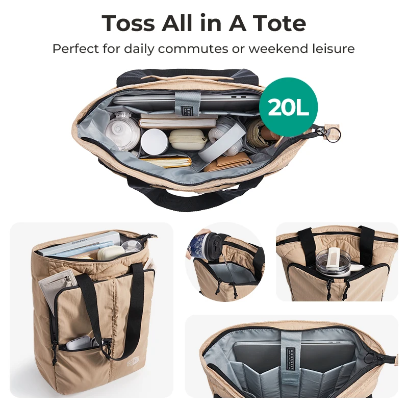 BAGSMART حقيبة المدرسة 15.6 بوصة حقيبة كمبيوتر محمول مقاوم للماء التنقل حقيبة يد نسائية سعة كبيرة حقيبة حمل الكلية