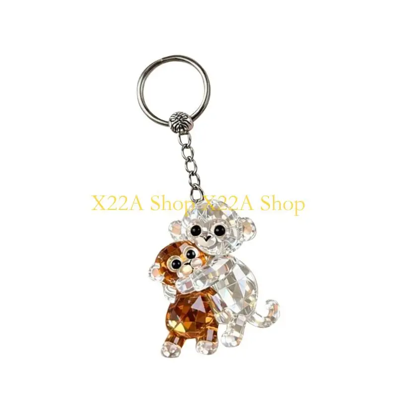Unique Unique Crystal Monkey Keychain Stylish Gift Holder For Women And Girls