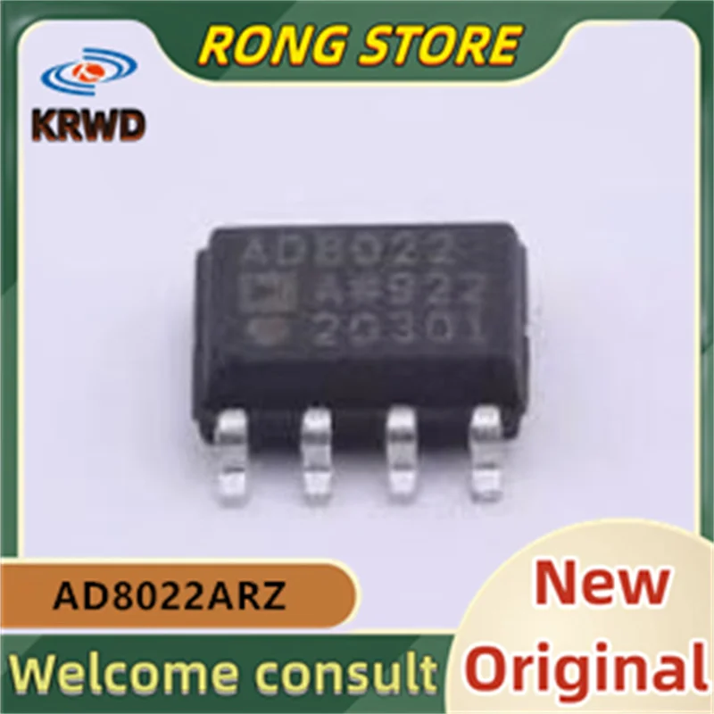 5pcs AD8022 AD8022ARZ  AD8022ARZ-REEL7  SOIC-8 New and Original