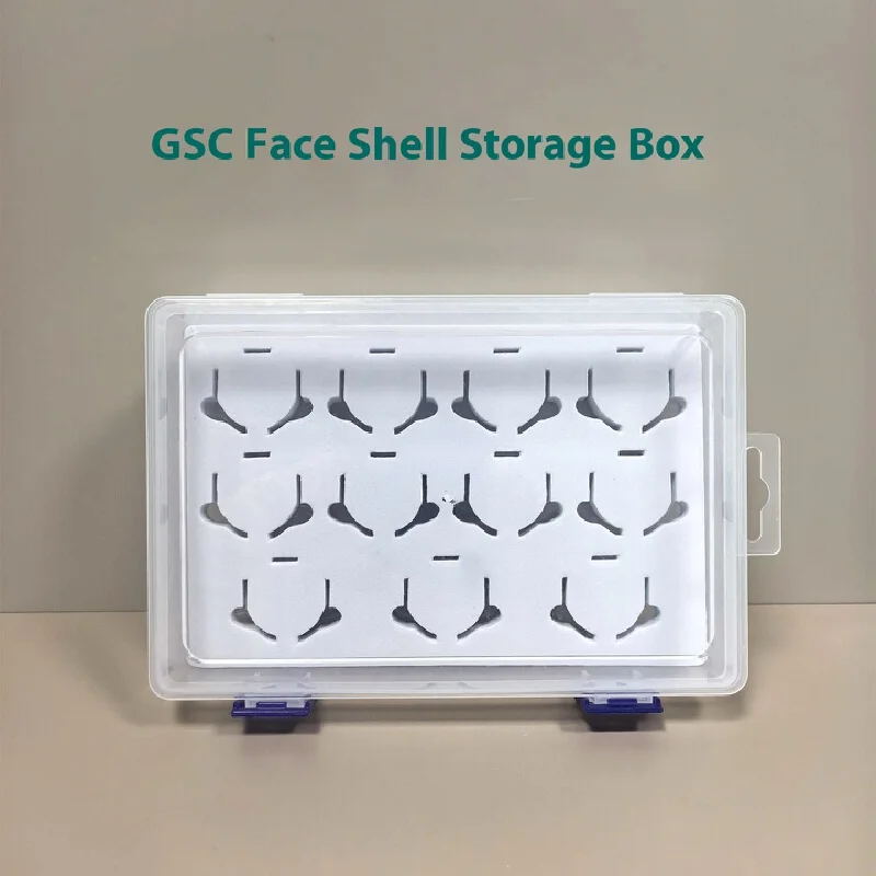 

Gsc Faceplate Storage Box For 1/6 Bjd Dolls Universal Shockproof Foam Holder Large Clear Case For 12-Scale Doll Faceplates