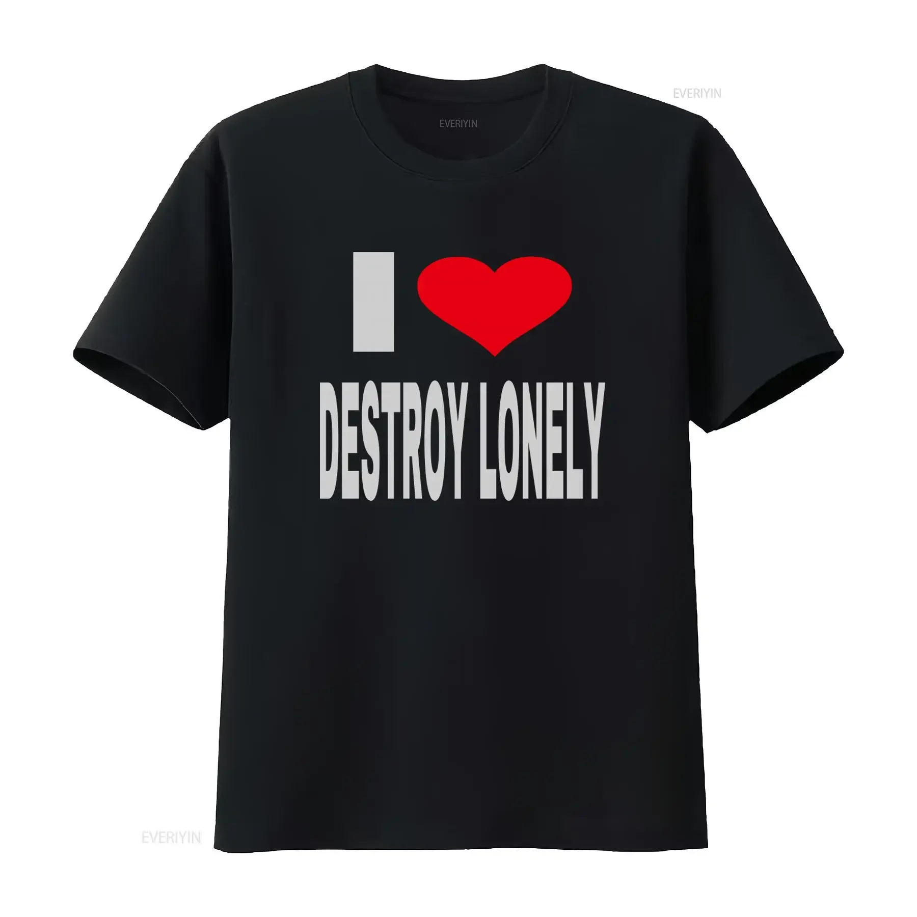 Destroy Lonely T Shirt I Love Merch Ken Carson Design Stylish for Trendsetters vintage Washed Top For Everyday Wear Stretched