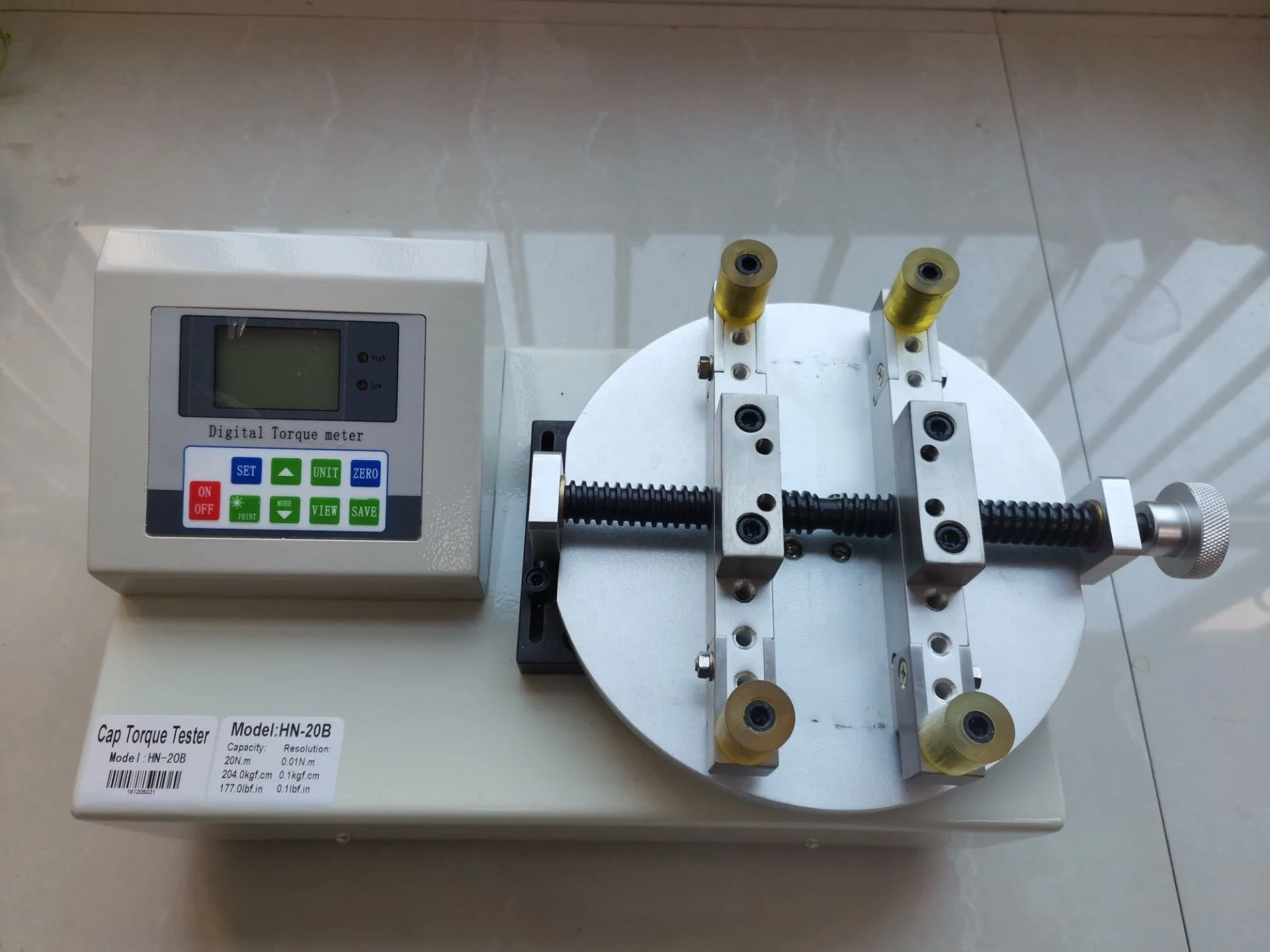 Digital Bottle Cap Torque Tester , Plastic Cover  Meter