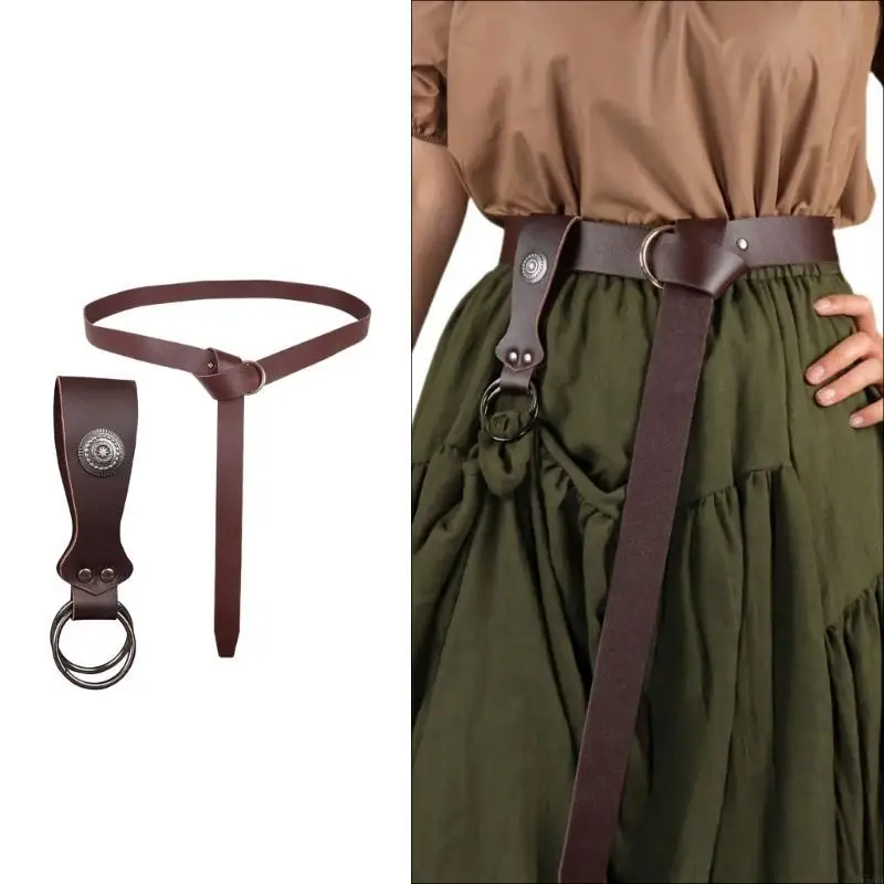 95ABルネッサンスキーリングベルトスカートハイキングウエストバンドアクセサリークリップハロウィーンコスプレ