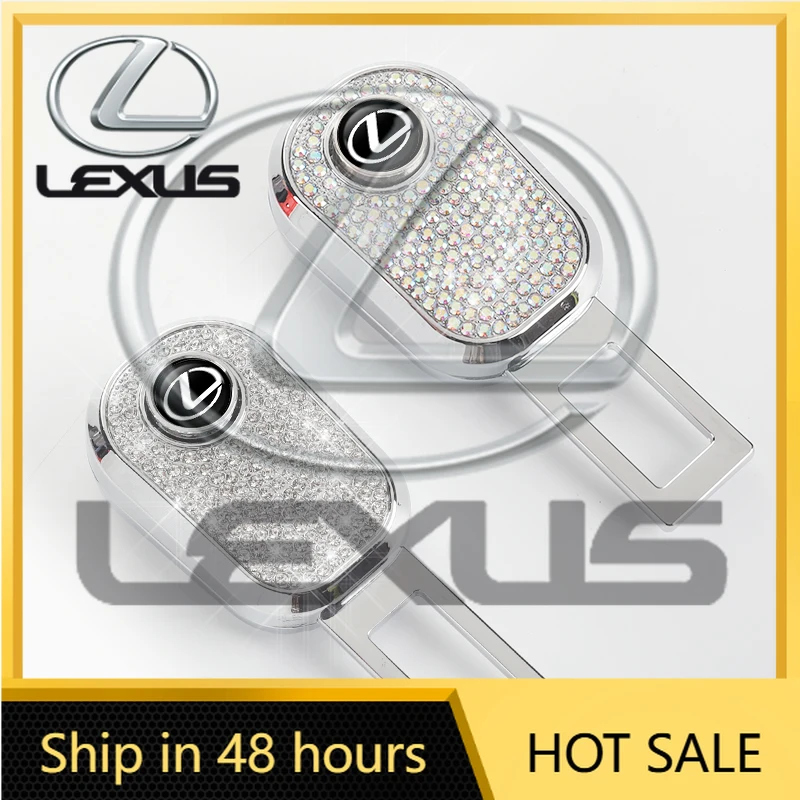 

2026 Hot Interior Stickers Car Seat Belt Clip Extender Safety Seatbelt Lock Buckle Plug Accessories For Lexus CT ES GS NX IS250
