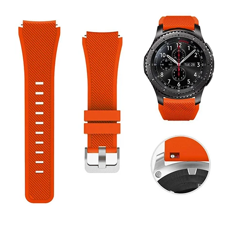 Pasek silikonowy do TicWatch Pro 3 Ultra GPS LTE smartband z zegarkiem 22MM bransoletka opaski na nadgarstek do TicWatch Pro 2020 S2 E2 Correa