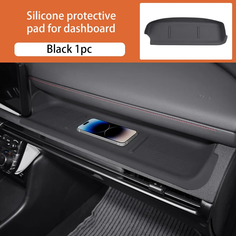 Front Passenger Dashboard Silicone Protective Pad for Hyundai Tucson L 2024~2026 Car Interior Decoration Accessories