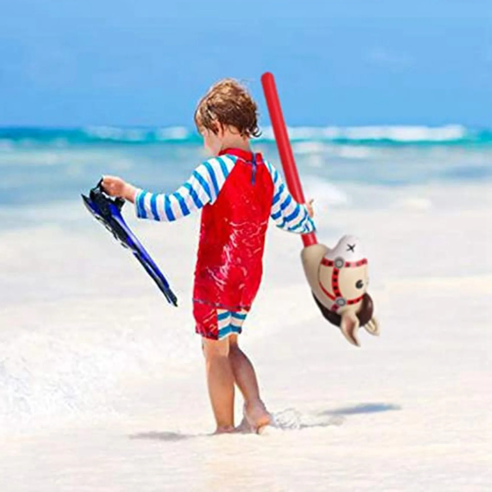 

Just- 12 PCS Inflatable Horse Heads Cowgirl Stick PVC Balloon Outdoor Educational Toys for Children Babies Birthday Gifts