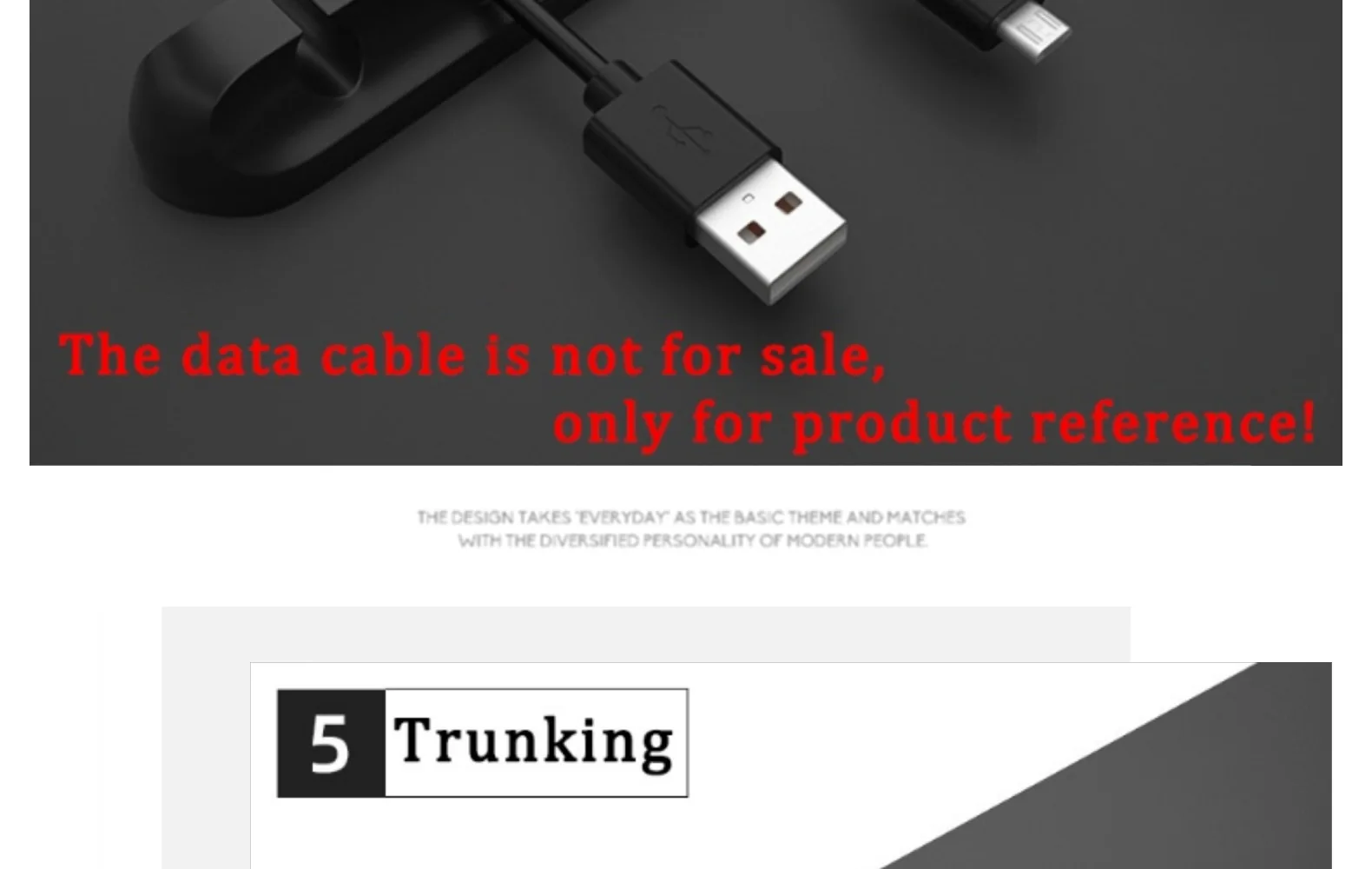 Selbstklebender Kabelhalter für Netzkabel, Feststehender Kabelorganizer für Stecker, Maus, Kopfhörer, Handy-Datenkabel, Kartenhalter, Silikon, Desktop – Detail 12