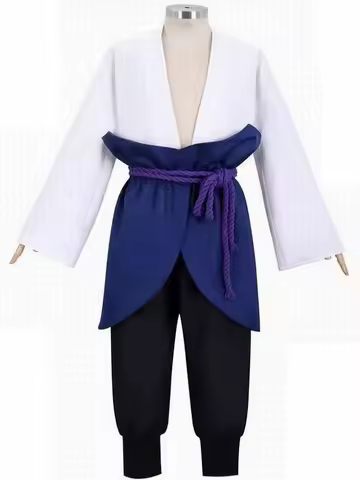 Anime Uchiha Sasuke Cosplay Costume Top Pants Belt Cos Halloween Party Carnival Uniform Gift Adult Version Unisex