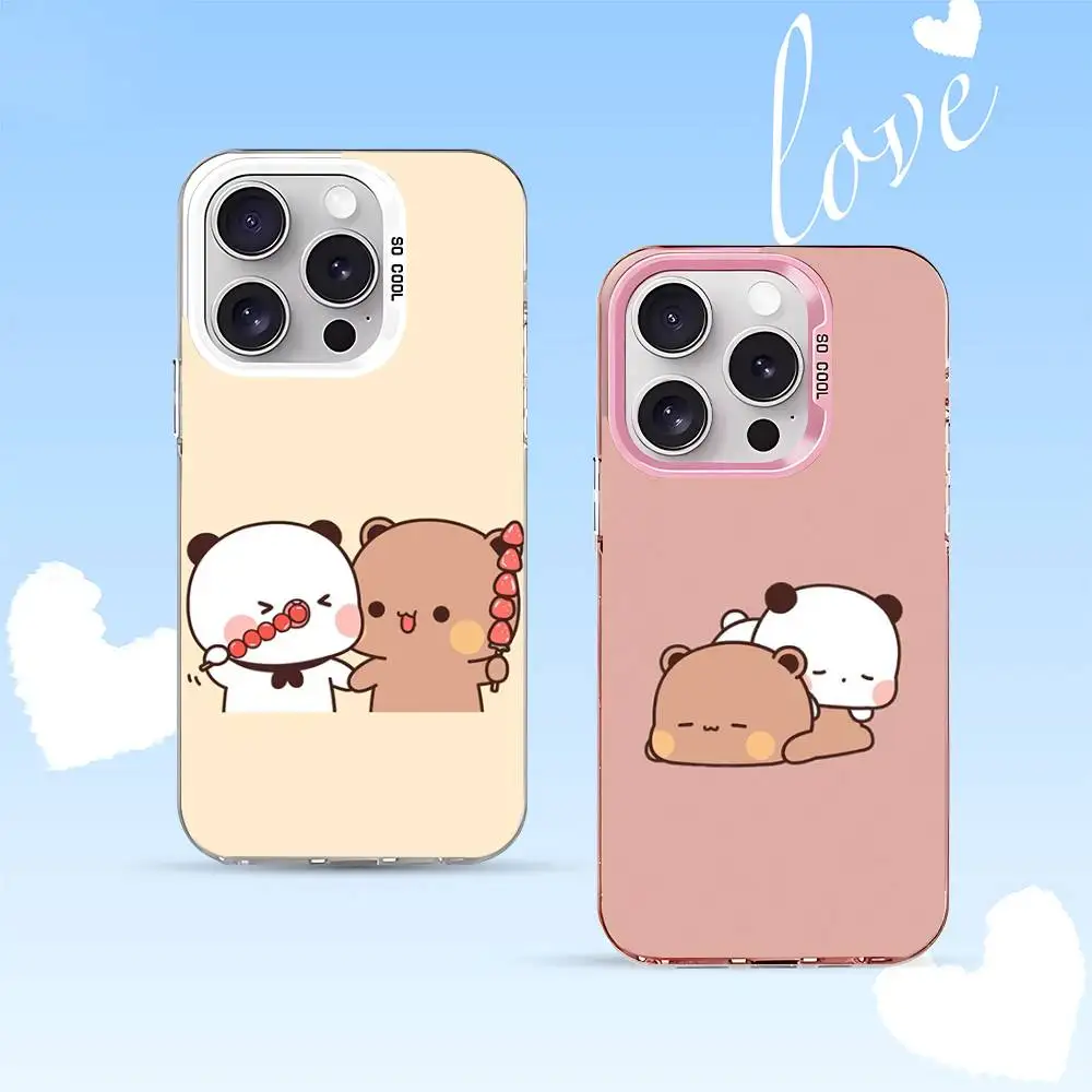 Милый чехол для телефона Bubududu с рисунком для iPhone 17, 16, 15, 11, 12, 13, 14 Pro Max 16 Plus 12 Mini 7, 8 XR XS 15Pro MAX Cove