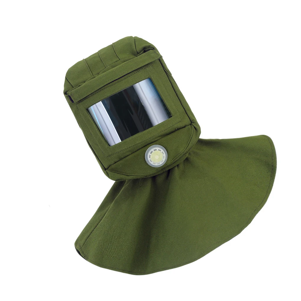 

Large Screen Sandblasting Hood Replaceable Curved Glass For Protection Cement Packaging Cotton Helmet With Large