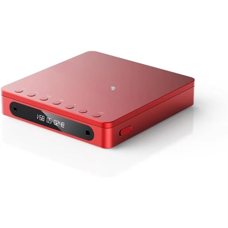 Portable Stereo CD/DVD/VCD Player with Light Emitting Diode Display Permanent Battery FM Radio