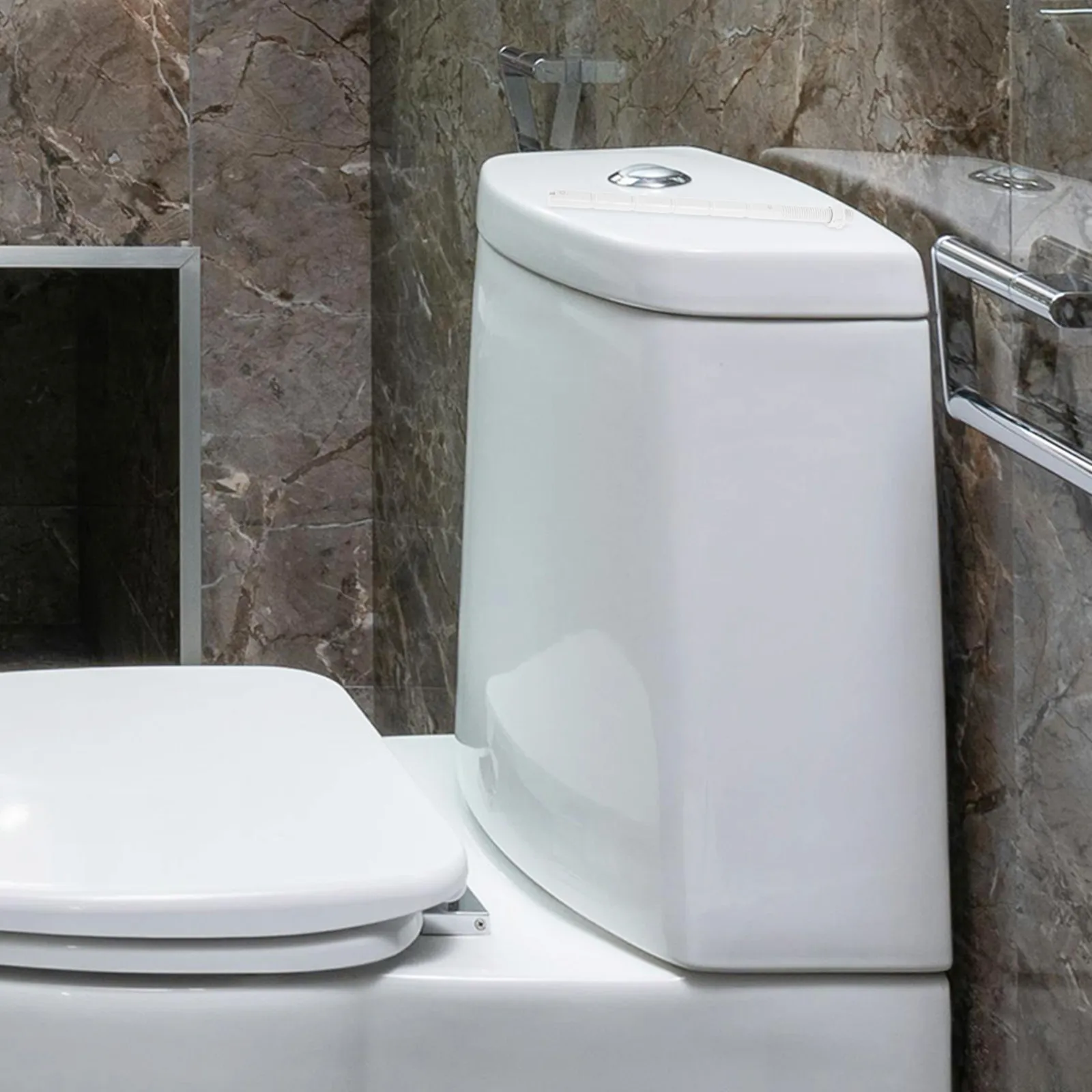 

10pcs Dual Flush Toilet Button Rods Bathroom Water Tank Parts Push Switch Long Screw Adjustable Easy Installation