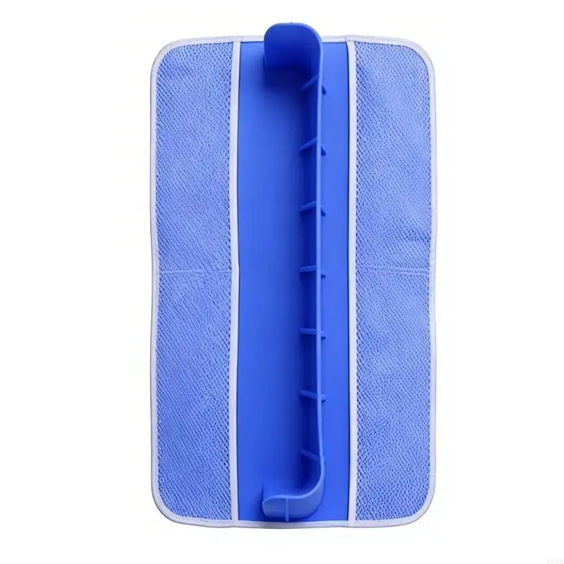 Large Waterproof Silicone Bathtub Splash Guard With Storage Pockets for Toy Organization Bathroom Supplies B03E