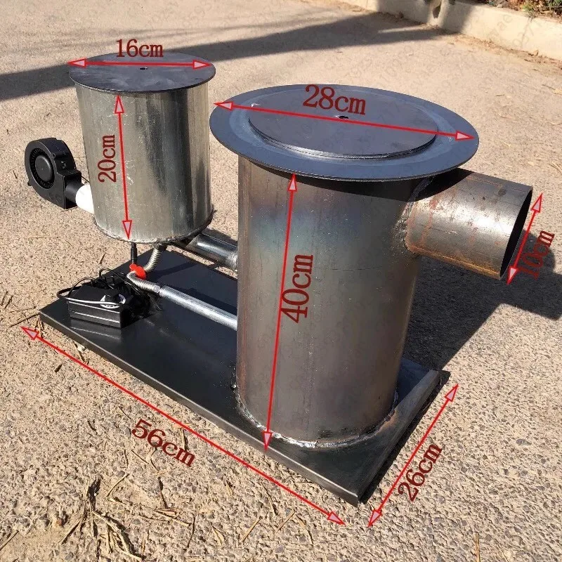 Hot Air Stove, Greenhouse Breeding Heating Stove, Waste Oil Combustion, Waste Engine Oil, Household Outdoor Use