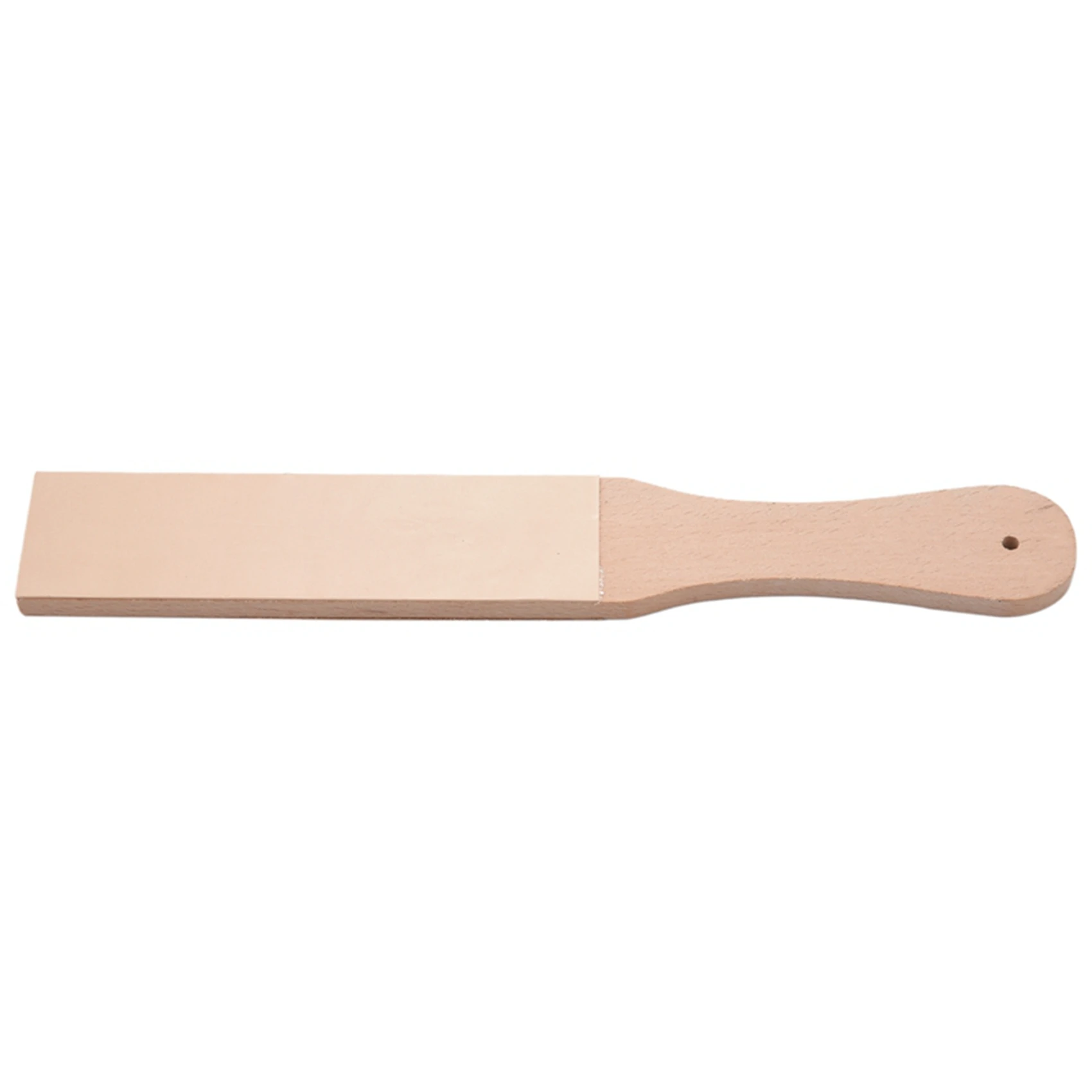 A84E-Knife Sharpener Set Wooden Handle Leather Sharpening Strop Handmade Razors Polishing Board And Polishing Wax Leather Paste