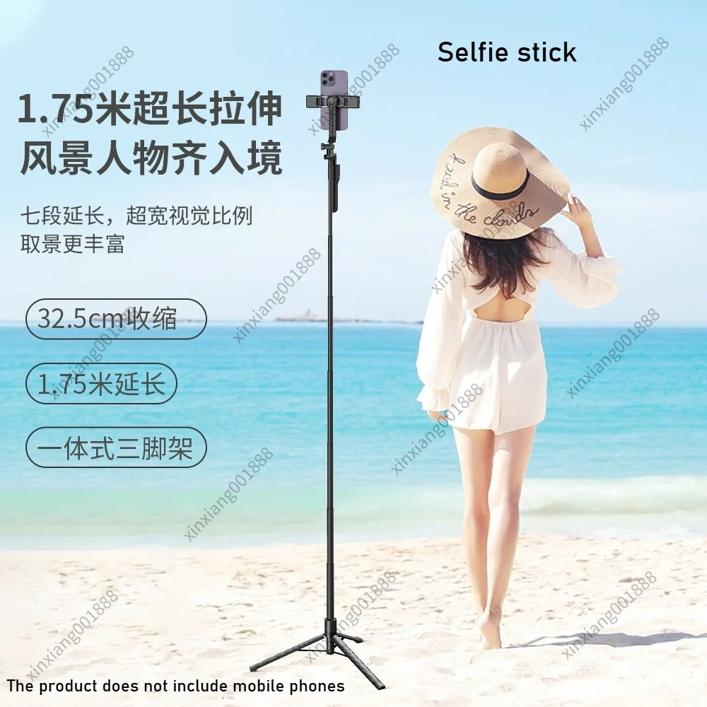Mobile Phone Bluetooth Selfie Stick,K28 Handheld Stabilizer, Floor-standing Live Streaming Stand, Tripod, Universal
