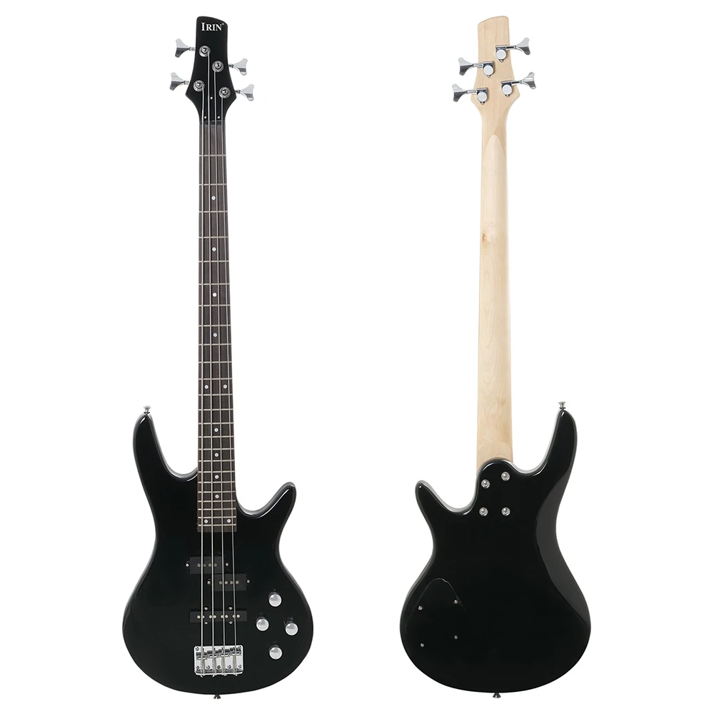 Irin 4 Saiten E-Bass Gitarre 24 Bünde Ahorn Body Bassgitarre Gitarre mit Kabels chl üsseln Gitarren teile & Zubehör