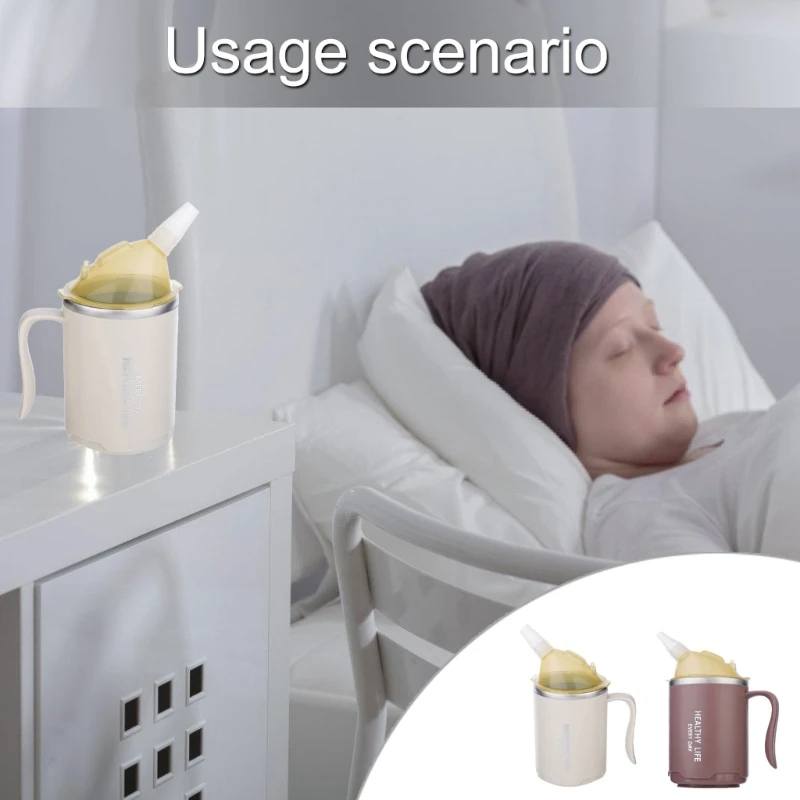 Nearby Moisturization Vessel 400ml Safety Straw For Swallowing Difficulties And Recovery 55KF