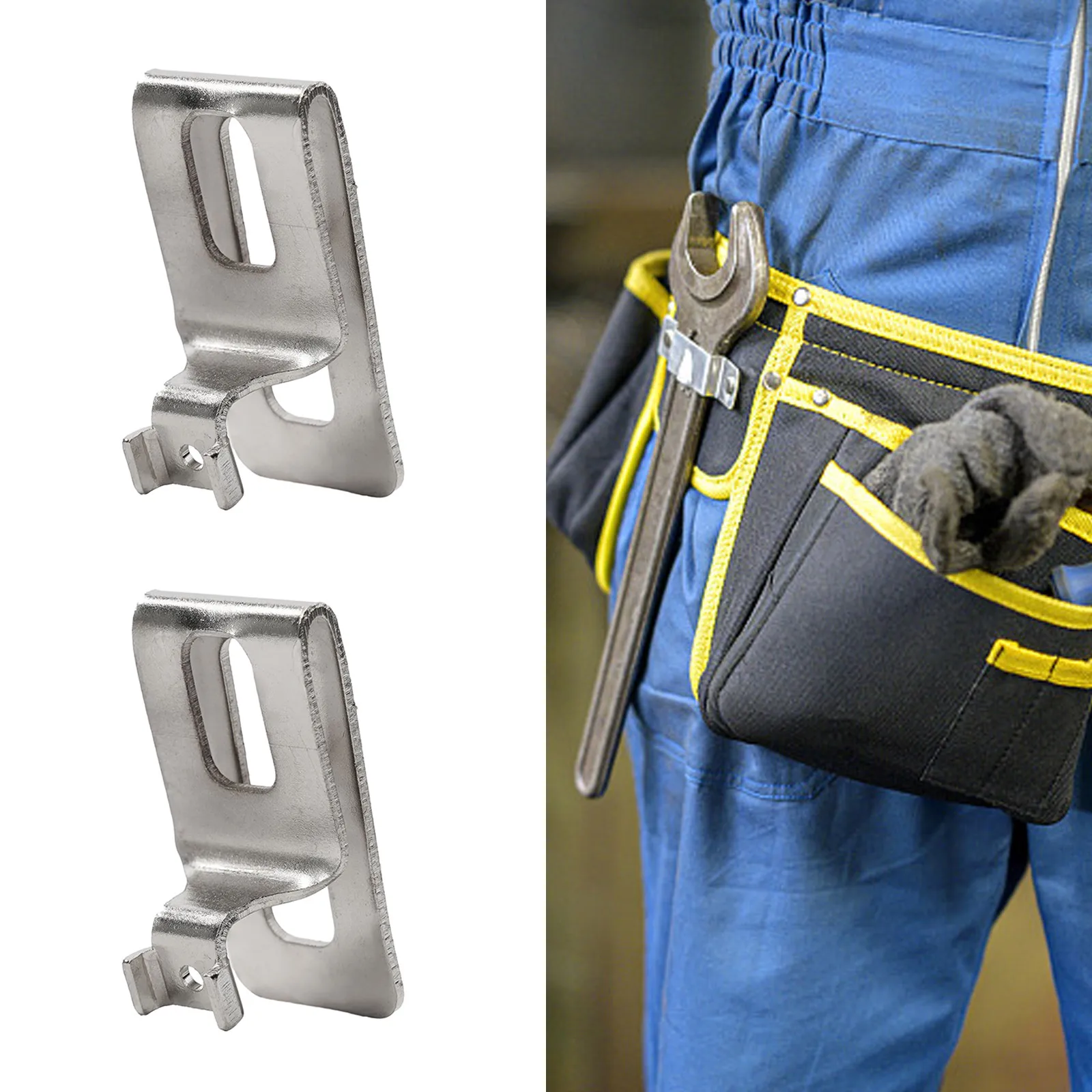 2pcs Waist Buckle Belt Clip Hooks With Screw For WORX 20V WU268 WU278 WU279 WU278.9 WU279.9 WX279 WX268 WX278 Power Tool Access