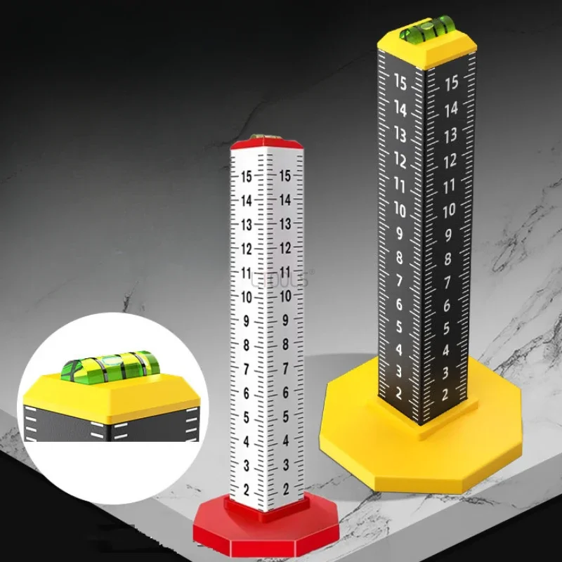 Four Sided Graduated Equal Height Ruler Newly Laying Ceramic Tile Positioning Spirit Level Floor Tiles Leveling Special Ruler