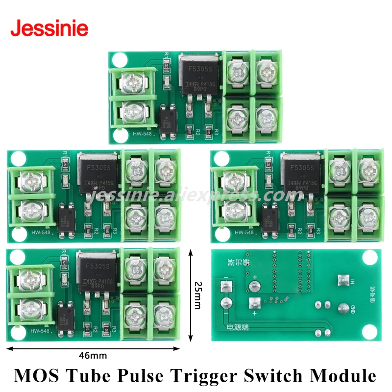 1-5PCS DC 5V-36V Electronic Pulse Trigger Switch PWM Control Panel Mosfet MOS FET Field Effect Module Driver for LED Motor Pump