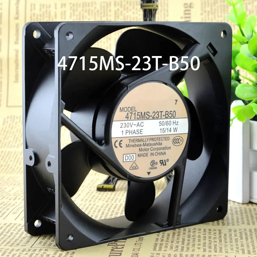 Desktop Server Driver Fan 120*120*38mm 4715MS-23T-B50 A00 AC 230V 15/14W radiator