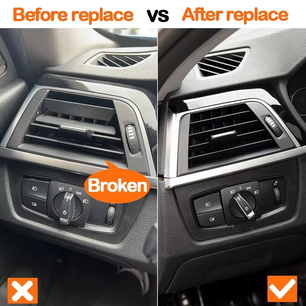 Dashboard Left Right Middle Air Conditioner AC Vent Grille Outlet Repair Kit For BMW 3 4 Series F30 F31 F32 F33 F35 F36 F82