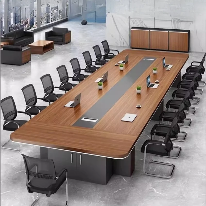 Conference Training and Negotiation Table and Chair Combination Minimalist Modern ultra Long Large Conference Reception Table