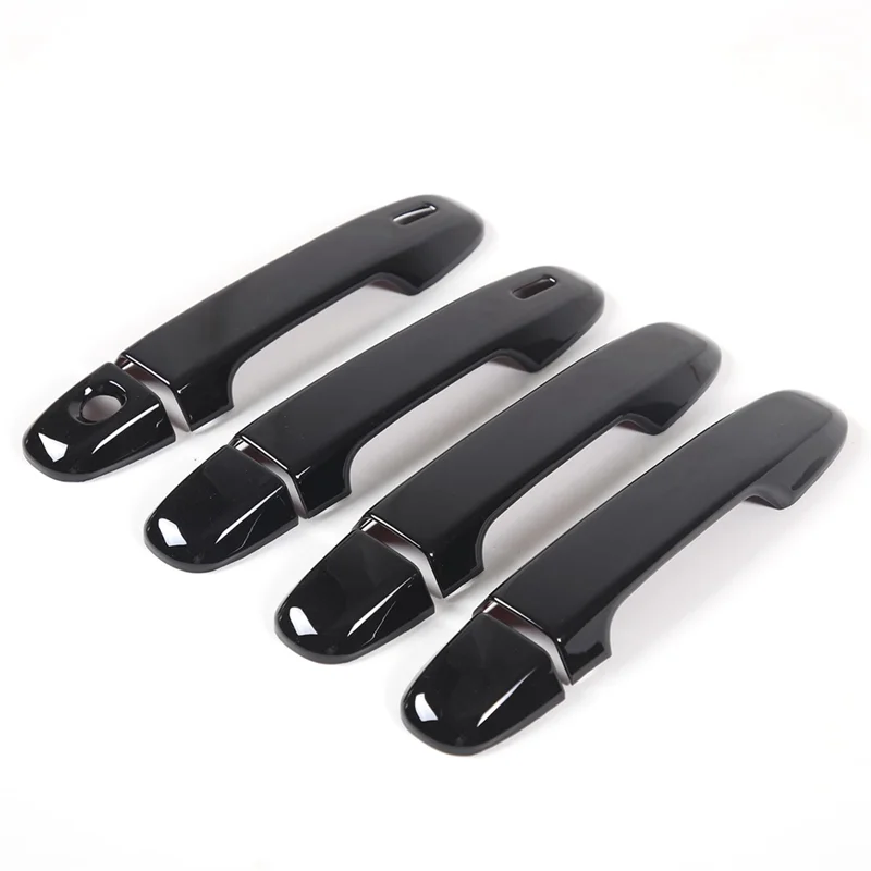 لسوبارو Crosstrek 2024 فورستر 2019-2022 غطاء مقبض الباب الخارجي للسيارة ملحقات الكسوة أسود لامع #4