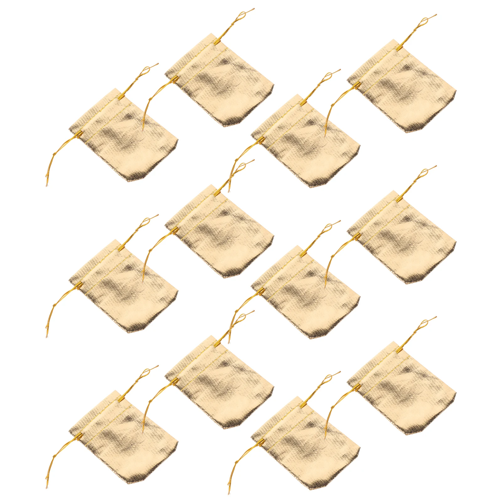 

100 pcs Jewelry Storage Bag Drawstring Small Portable Gift Wrapping Pouch For Jewelry Gifts Christmas Present Packaging Party