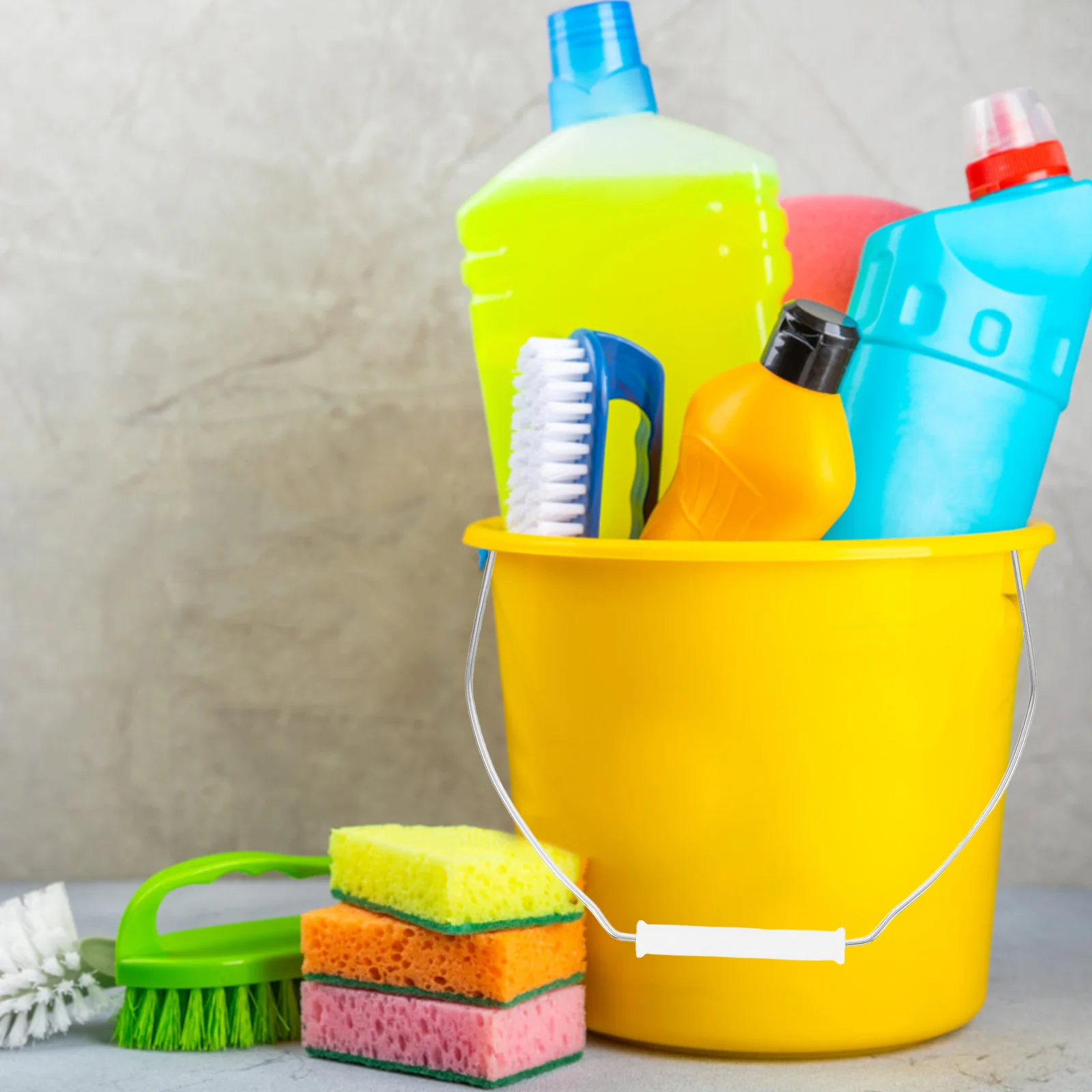 10 Pcs Bucket Handle Carrying Strap Attachment for Portable Bin Tub Handles Plastic