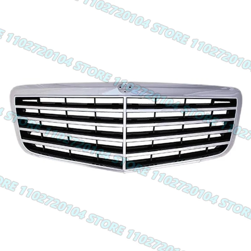 for 2007-2009 W211 Mercedes Benz E320 E350 E550 Front Upper Racing Grills Mesh Middle Grid Base Radiator 2118801783