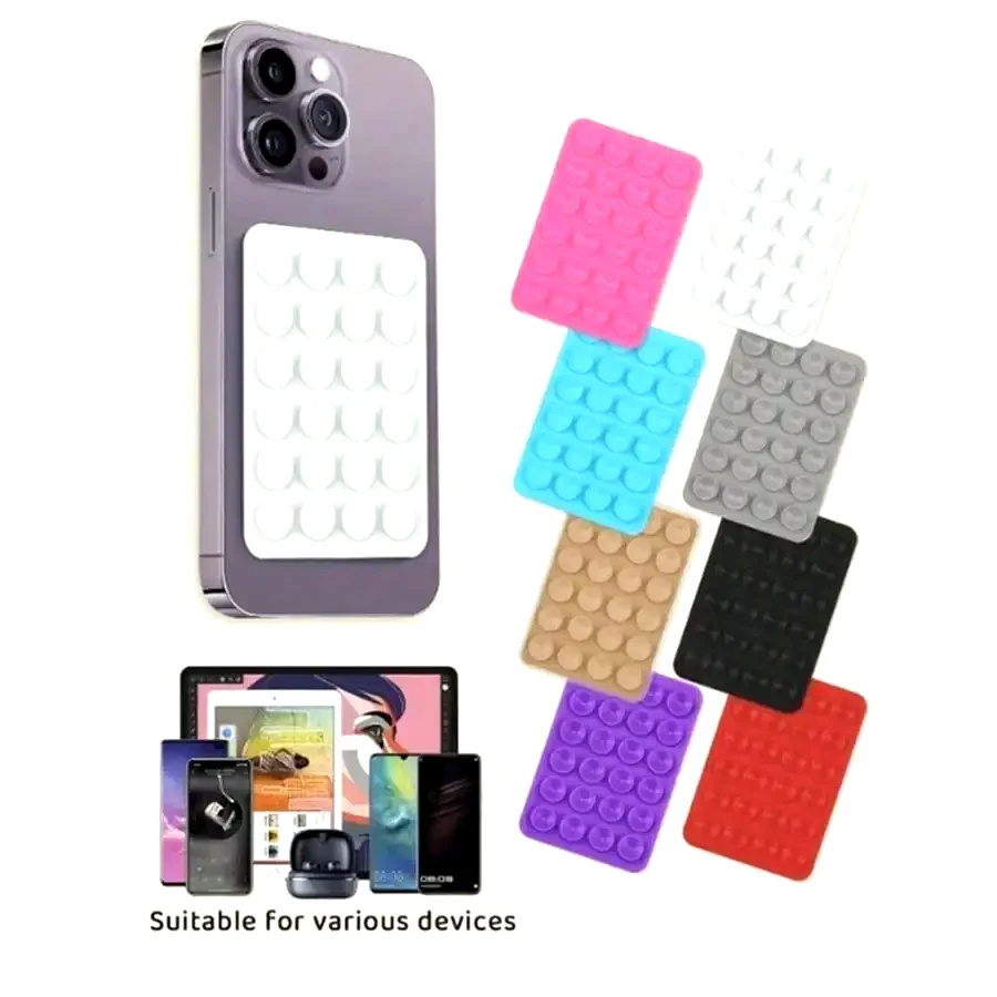 1PC Silicone Suction Phone Case Stand, Phone Suction Grip, Octobuddy, Adhesive Phone Grip, Adhesive Phone Stand (Please Clean Carefully Before Use To Ensure The Surface Is Clean And Flat.) It Can Only Be Used After Pasting For Half An Hour view 3
