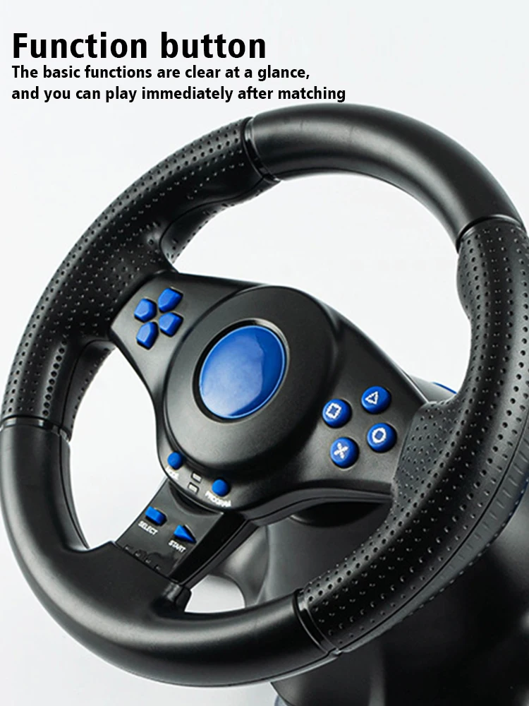 DATA FROG Racing Steering Wheel Vibration Controller Gaming Simracing Car Pedal For Nintendo Switch Playstation4 PS4 Xbox One PC